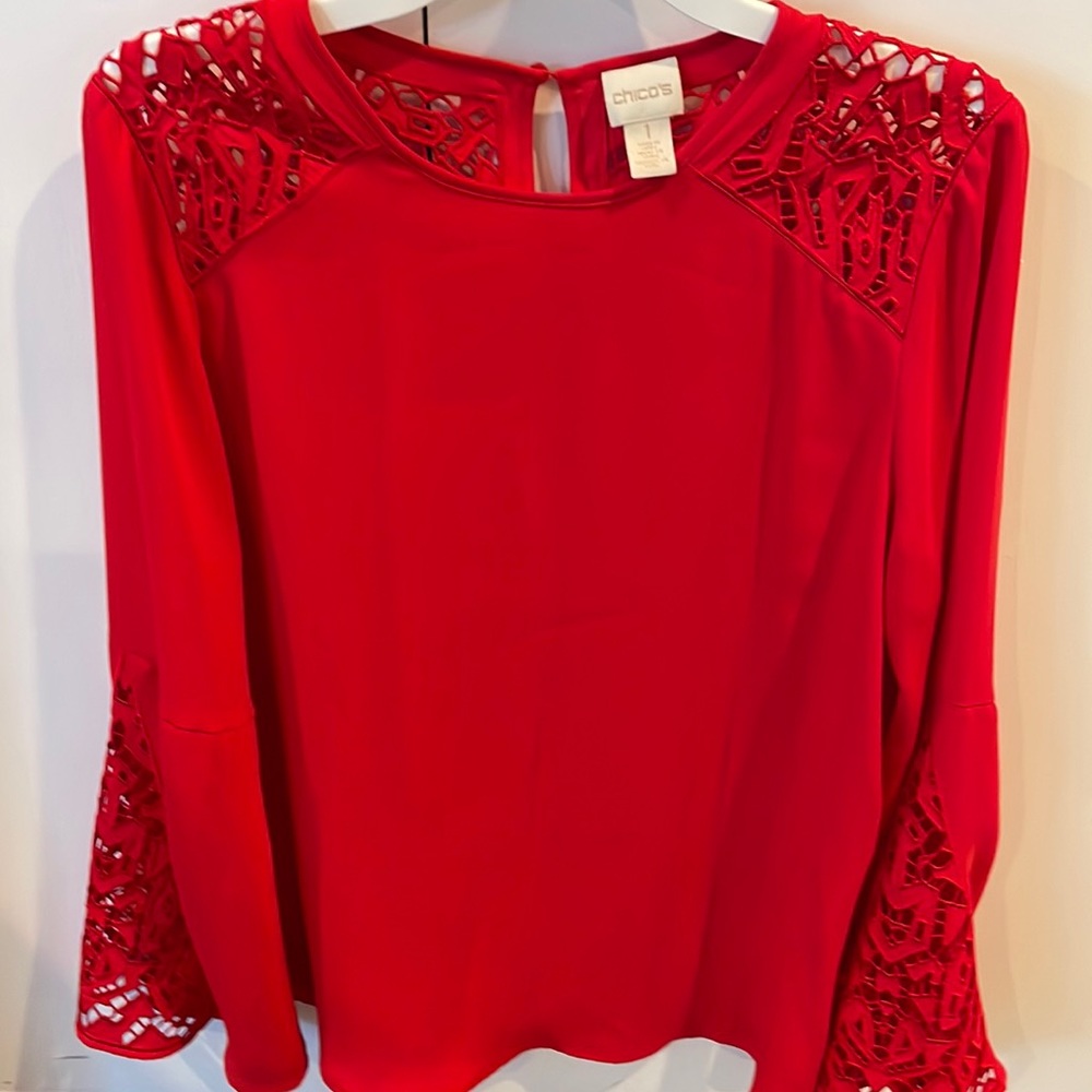Chico top with cutwork